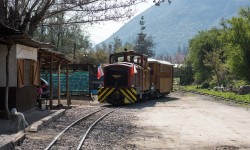 Imagen Construcciones existentes a lo largo del trazado del ex ferrocarril de Puente Alto a El Volcán